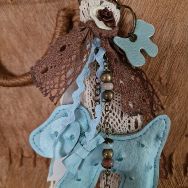 Grigri/porte-clés "Doudou rétro"