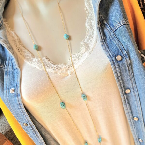 Sautoir "Blue Mood"