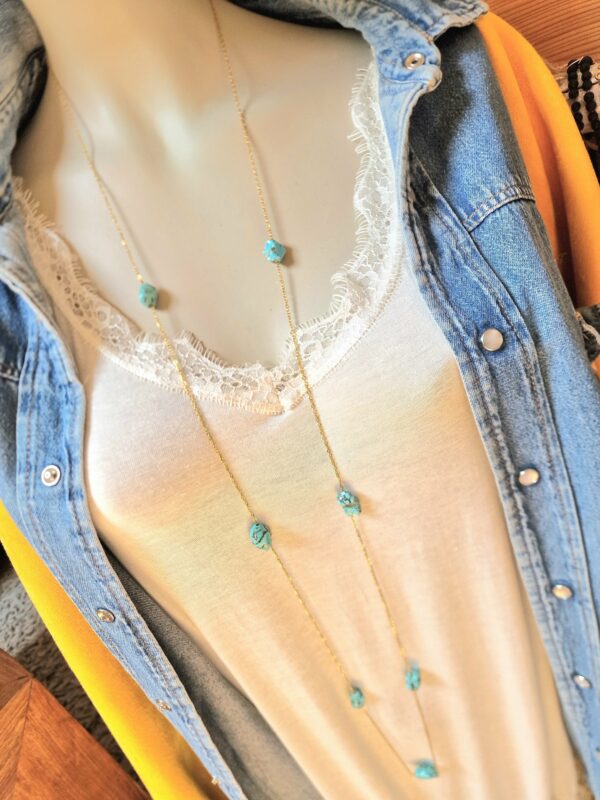 Sautoir "Blue Mood"