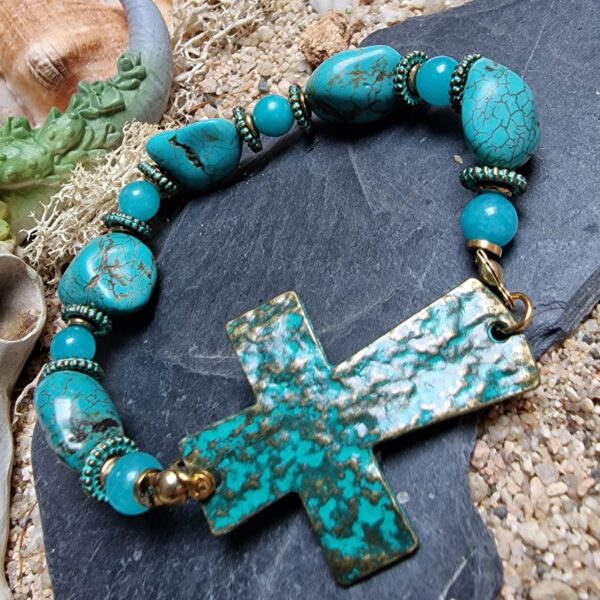 Bracelet "Croix d'Azur"