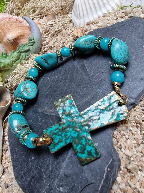 Bracelet "Croix d'Azur"