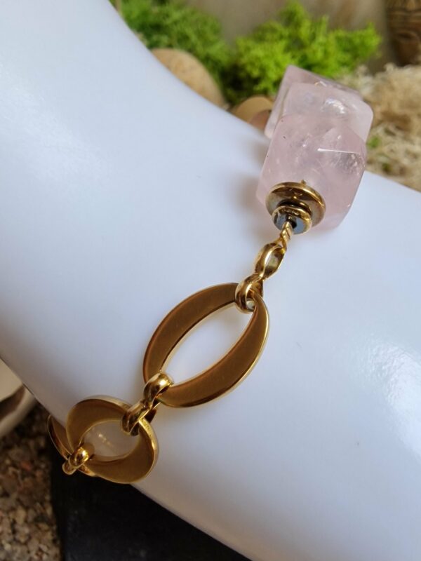 Bracelet "Rosé Cubique" – Image 4