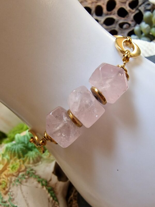 Bracelet "Rosé Cubique" – Image 6