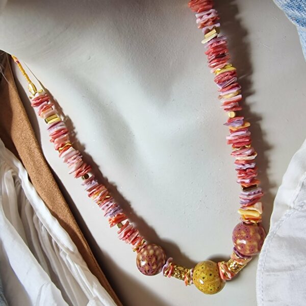 Tour de cou "Rosée d'été"